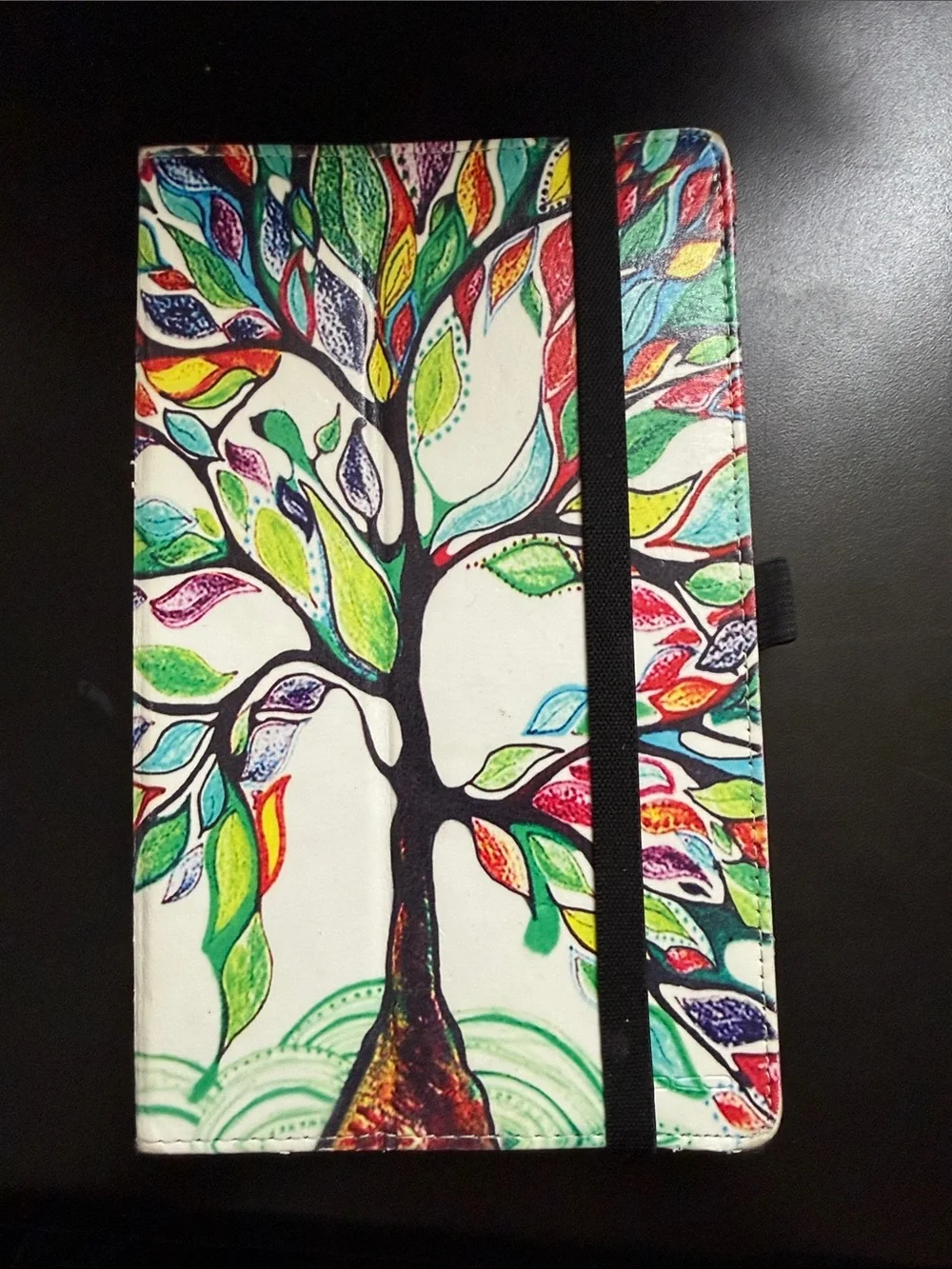 Multicolor Tree tablet cover fits fire HD8- Vibrant Leaves Design